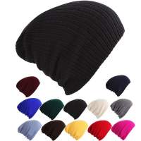 Autumn and winter solid color warm beanie