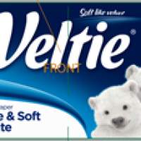 Toalettpapír Veltie Soft & White, 16 tekercs, 3 rétegű
