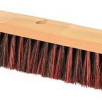 Broom Arenga/Elaston L. 400mm saddle wood natural with handle hole