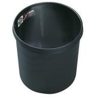 helit paper basket H6106395 26x27cm 12l round plastic black