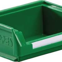 Storage bin size 8 green L85xW105xH45mm