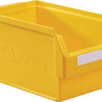 Storage bin size 3 yellow L350xW200xH200mm