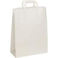 Gift bag Topcraft 32 x 42 x 14cm white 50 pieces/pack