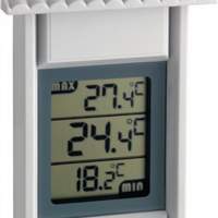 Indoor/outdoor digital thermometer H.150xW.80xD.29 mm