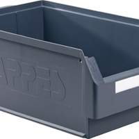 Storage bin size 2 gray L500xW300xH200mm