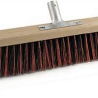 Broom Arenga/Elaston L. 600mm with flat wood handle holder