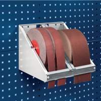 Sandpaper roll holder for roll width max.120mm for perforated plates Bott