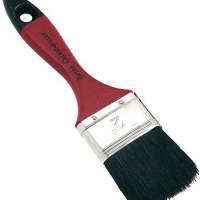 Paint brush 3/4 inch B.20mm flat black mixed bristles industrial quality
