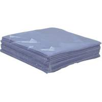 All-purpose towels fleece 38x38cm blue 10 pcs./pack.