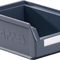Storage bin size 7 gray L160xW105xH75mm