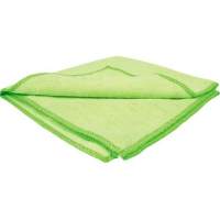 Microfibre cloth 35x38cm green 5 pieces/pack.