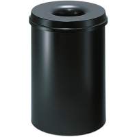 helit paper basket H2515495 15l round metal black