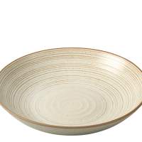 THOMAS soup plate nature 23cm sand stoneware pack of 6