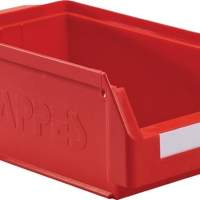 Storage bin size 4 red L350xW200xH150mm