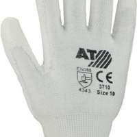 Cut protection gloves size 11 white HDPE with polyurethane EN 388 cat.II 10 pairs