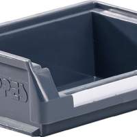Storage bin size 8 gray L85xW105xH75mm