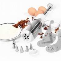 Cookie press 28 pcs. Stainless steel ACC007