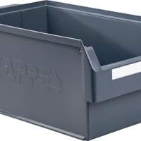 Storage bin size 1 gray L500xW300xH250mm