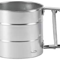 my basics flour sifter one-hand operation 350 g