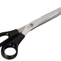 Universal scissors L.250mm VA Ku.-handle black smooth movement, 10 pieces