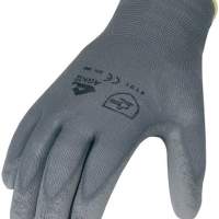 Gloves size 9, grey, EN 388, category II, 12 pairs