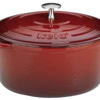 kela casserole Calido cast iron ø26cm 5.0l red
