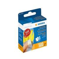 HERMA adhesive pad 1070 12x17mm white 500 pieces/pack.
