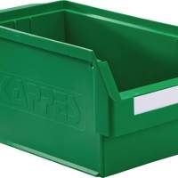 Storage bin size 3 green L350xW200xH200mm