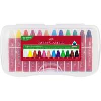 Faber-Castell Wax Crayon Jumbo 120011 assorted colors 12 pcs./pack.