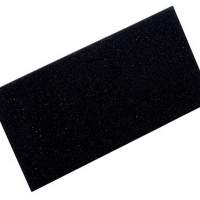 Cellular rubber pad black 280x140x10mm for float