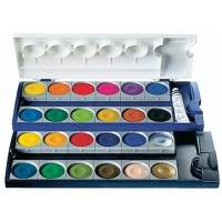Pelikan paint box 735K/24 720631 24 colors + opaque white