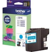 Brother ink cartridge LC221C 260 pages 5.9 ml cyan