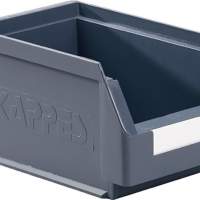 Storage bin size 6 gray L230xW140xH130mm
