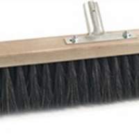 Broom Arenga L. 800mm fully equipped metal handle holder flat wood