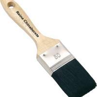 Paint brush professional 1 1/2 inch B.40mm flat black mixed bristles professional quality