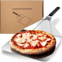 Stainless steel pizza shovel